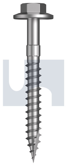 SCREW T17 HEX BARE C4 12-11 X 50 BUSHLAND